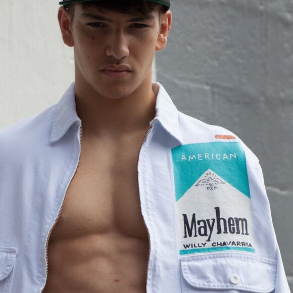 WILLY CHAVARRIA "American Mayhem" Workwear Jacket - RARE - Picture 4 of 13